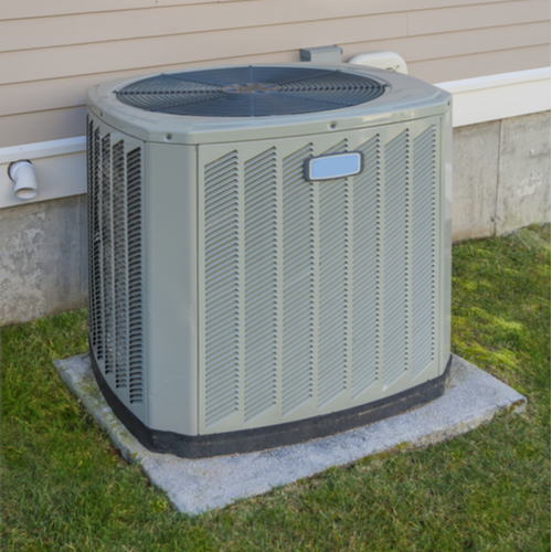 An air conditioning unit outside the home.